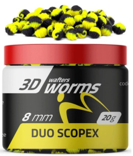 MATCH PRO TOP WORMS WAFTERS DUO 20G 8MM SCOPEX