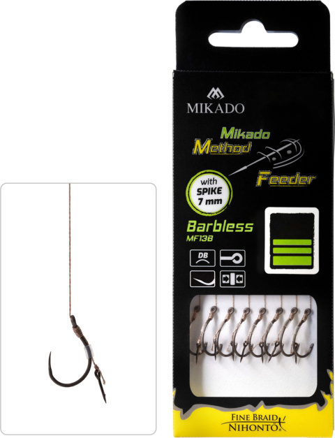 MIKADO PRZYPON MF Z IGŁĄ NR 6 PLEC 0,14MM 8SZT