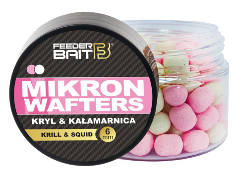 Feeder Bait Mikron Wafters 6mm Kril & Squid Feeder Bait Mikron Wafters 6mm Kril & Squid