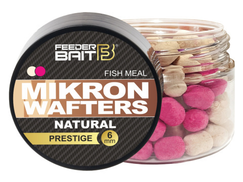 Feeder Bait Mikron Wafters 6mm Natural Różowo Biały