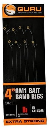 Guru QM1 Bait Bands Ready Rig Nr14 0.19mm 10cm