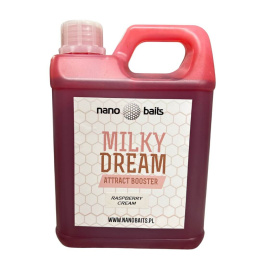 Nano Baits Atract Booster Milky Dream 1000ml Rasberry Cream