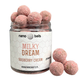 Nano Baits Kulki Tonące Milky Dream Rasperry Cream 20mm 250ml