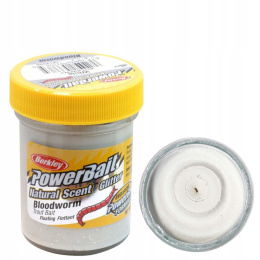 Pasta Berkley Natural Glitter Trout Bait 50g Blood Worm white - 1214500