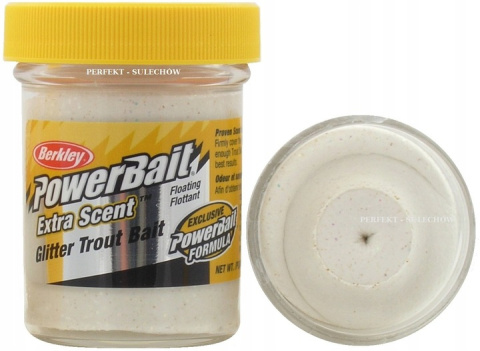 Pasta Berkley Natural Glitter Trout Bait 50g White - 1004944