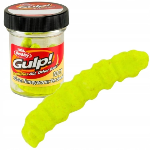 Przynęta Berkley Gulp! Honeyworm 45mm Chartreuse