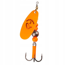 Błystka Savage Gear Caviar Spinner 3/9,5g Sinking Fluo Orange