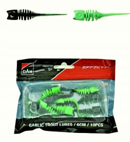 Dam Effzett Garlic Trout Lure 6cm UV Green Black op. 10 szt.