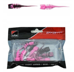 Dam Effzett Garlic Trout Lure 6cm UV Pink Black op. 10 szt.