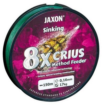 Plecionka Jaxon CRIUS 8X Method Feeder TONĄCA 0,10mm 7kg 150m