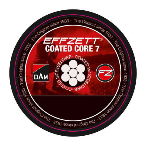 Materiał Przyponowy Effzett COATED CORE 7 0.67MM 20KG 10M