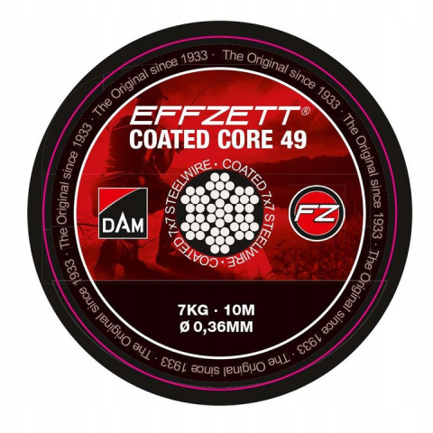 Materiał Przyponowy Effzett COATED CORE 7 0.75MM 25KG 10M