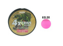 Plecionka Jaxon CRIUS 4X Ultralight Pink 0,053mm 3kg 150m