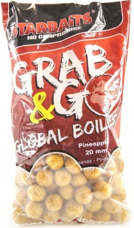 Starbaits Grab Go Global 1kg 20mm Ananas Starbaits Grab Go Global 1kg 20mm Ananas