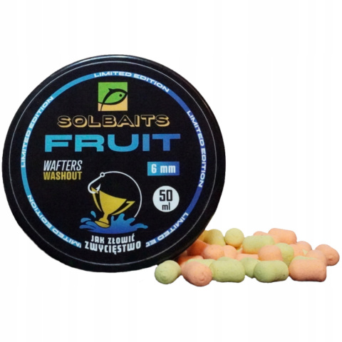 Wafters Solbaits Fruit Washout 6mm 50ml