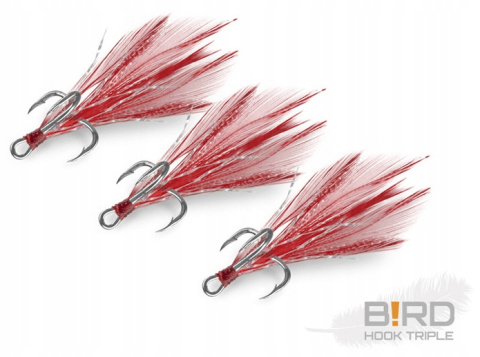 Kotwica z Czerwonym Chwostem Delphin Bird 10 3szt