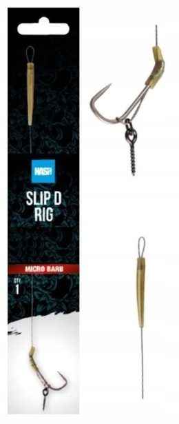 Przypon Slip 'd' Rig 1szt 15lb Hak 8 Nash