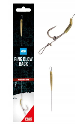 Przypon Tube Blow Back Rig 1szt 25lb Hak 4 Nash