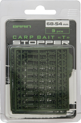 BRAIN Stopery do kulek Carp Bait T Stopper 6.8*5.4cm (3 szt/opak)