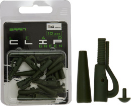 BRAIN Bezpieczny klips Lead Clip With Stopper 34mm 10szt