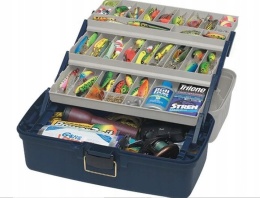 Plano Skrzynka LG 3 TRAY BOX BLUE / SILVER 19,25” dł. x 10” szer. x 9,75” wys.