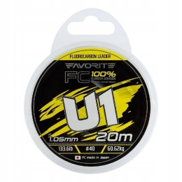 Favorite Fluorocarbon U1 FC 50m #3.5/0.31mm 14.1lb/6.38kg