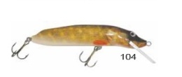 Wobler Mistrall HRT Pike Floater # 12cm / 15g / 104 / pływający