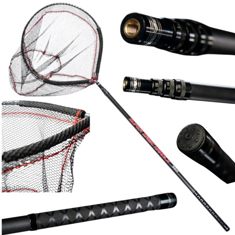 Sztyca + kosz do podbieraka gumowana siatka 3,5m NOWOŚĆ