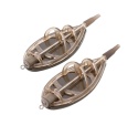 Zestaw Koszyków do Methody Flagman Flat Feeder L 2 sztuki 70+80g