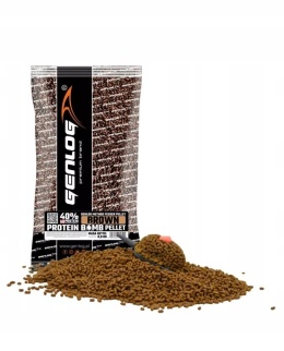 Genlog Pellet Method Feeder Protein Bomb BROWN 2mm 800g