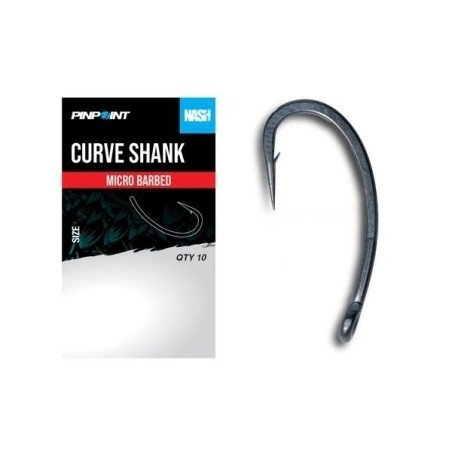 Haczyki Nash Curve Shank Nr 8 Micro Barbed
