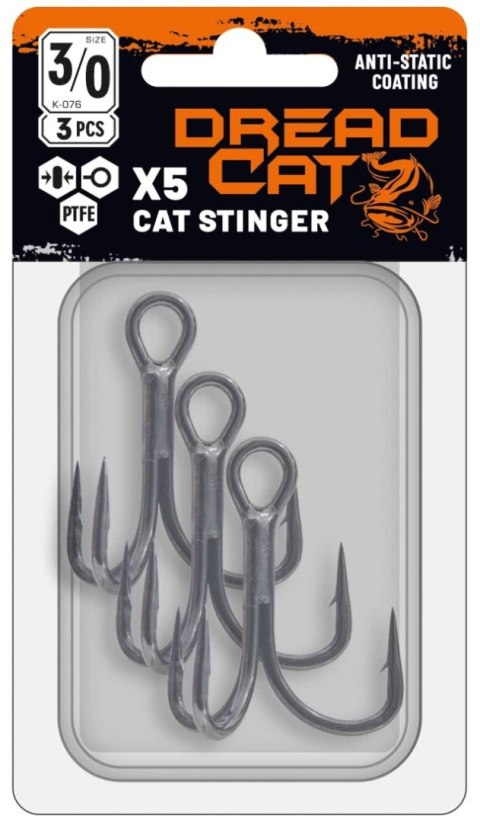 Kotwice Konger Dread Cat X5 Cat Stinger 2/0 3SZT SUMOWE Kotwice Konger Dread Cat X5 Cat Stinger 2/0 3SZT SUMOWE
