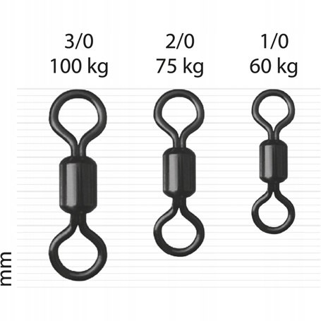 Krętlik Konger Big Game #1/0 - 60kg SUMOWE 5szt Krętlik Konger Big Game #1/0 - 60kg SUMOWE 5szt