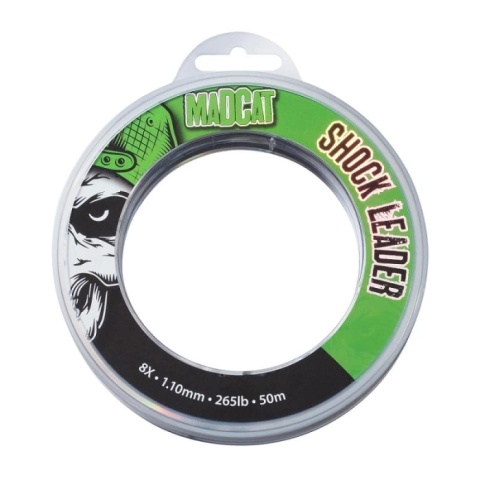 MadCat SHOCK LEADER 8splot 1.10mm 265lb 50m Lider z Plecionki MadCat MadCat SHOCK LEADER 8splot 1.10mm 265lb 50m Lider z Plecionki MadCat
