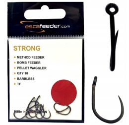 Esca Haczyki Bezzadziorowe STRONG Feeder Method Feeder Rozmiar 10 10szt