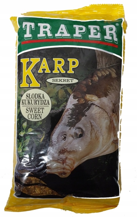 Zanęta Traper Karp SEKRET Kukurydza 1kg Zanęta Traper Karp SEKRET Kukurydza 1kg