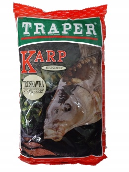 Zanęta Traper Karp SEKRET Truskawka 1kg