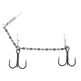 Dozbrojka Dwukotwicowa Wielokrętlikowa Hyper Strong Stinger Rig rozm.2/0 dł.125mm Kamatsu