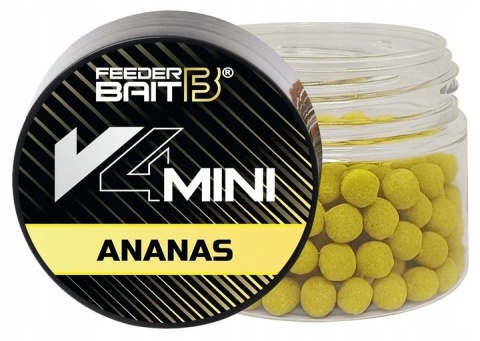 Feeder Bait V4 Mini 4mm - Ananas WAFTERS Feeder Bait V4 Mini 4mm - Ananas WAFTERS
