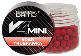 Feeder Bait V4 Mini 4mm Krab & Truskawka WAFTERS
