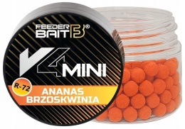 Feeder Bait V4 Mini 4mm R72 - Brzoskwinia Ananas WAFTERS