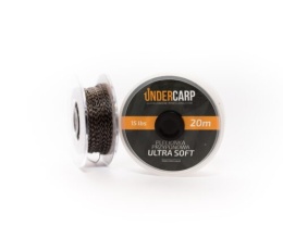 UNDERCARP Plecionka przyponowa 20 m/15 lbs ULTRA SOFT brąz