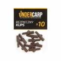 UNDERCARP Bezpieczny klips brązowy op 10szt