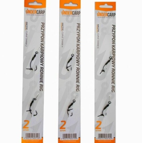 UNDERCARP Przypon karpiowy Ronnie Rig rozmiar 2 2szt/op UNDERCARP Przypon karpiowy Ronnie Rig rozmiar 2 2szt/op