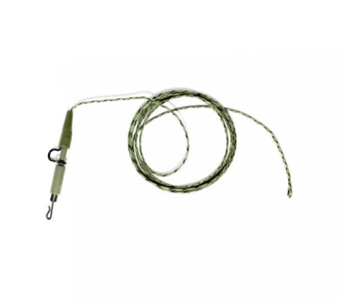 UNDERCARP Gotowy zestaw karpiowy z leadcorem i mocnym klipsem 45 lbs / 100 cm Zielony UNDERCARP Gotowy zestaw karpiowy z leadcorem i mocnym klipsem 45 lbs / 100 cm Zielony
