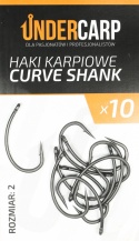 UNDERCARP Teflonowe haki karpiowe CURVE SHANK 2 op 10szt