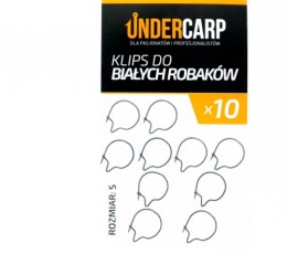 UNDERCARP Klips do białych robaków rozmiar S op 10szt