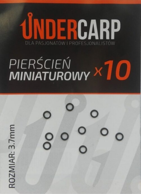UNDERCARP Pierścień miniaturowy 3,7mm op 10szt