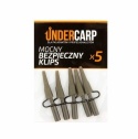 UNDERCARP Mocny bezpieczny klips zielony op 5szt