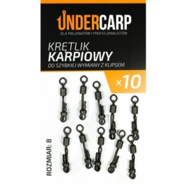 UNDERCARP Krętlik karpiowy do szybkiej wymiany z klipsem